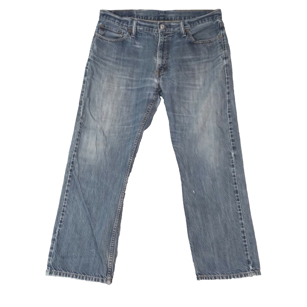 Levi's 514 jeans mens 36 x 30 blue denim pants regular‎ slim straight